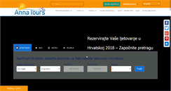 Desktop Screenshot of annatours.hr